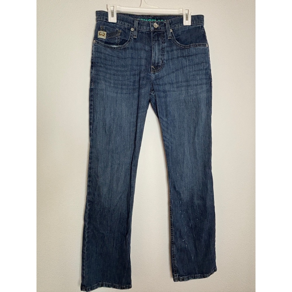 Cinch Grant Mens Relaxed Bootcut Jeans 30x32 Medium Wash Blue MB30037001